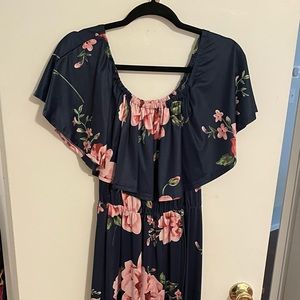 Off shoulder Floral Dress